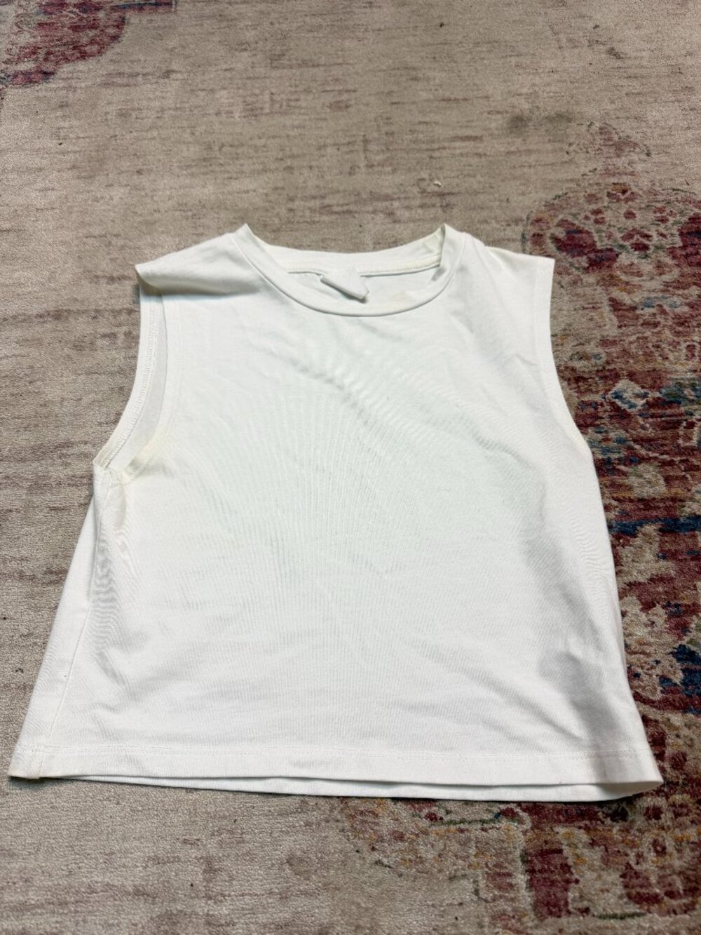 Zara Girls Kids White Tank Top Size 11-12 Years  In Good shape